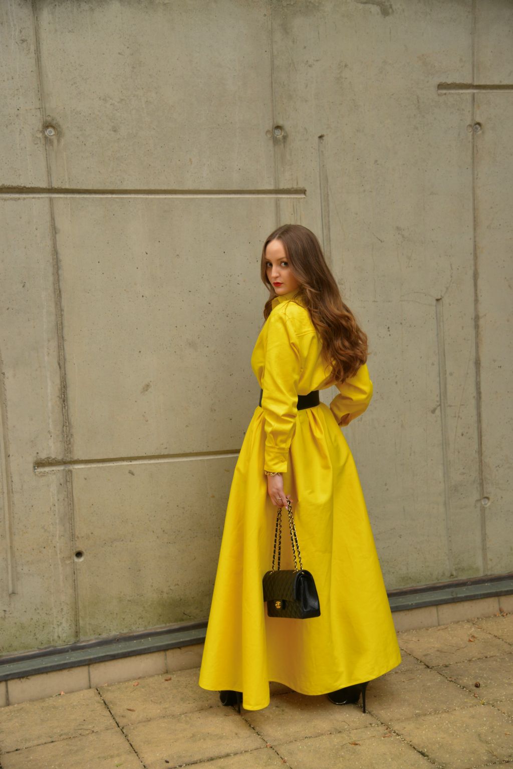 SHIRT DRESS - YELLOW