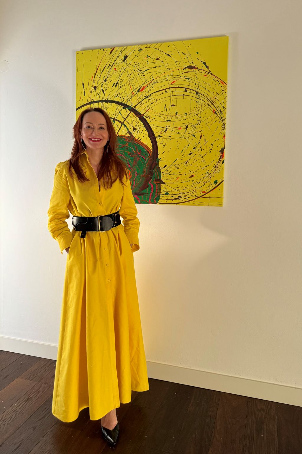 SHIRT DRESS - YELLOW