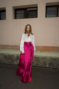 MAXI GATHERED SKIRT