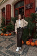 PENCIL PANELLED SKIRT