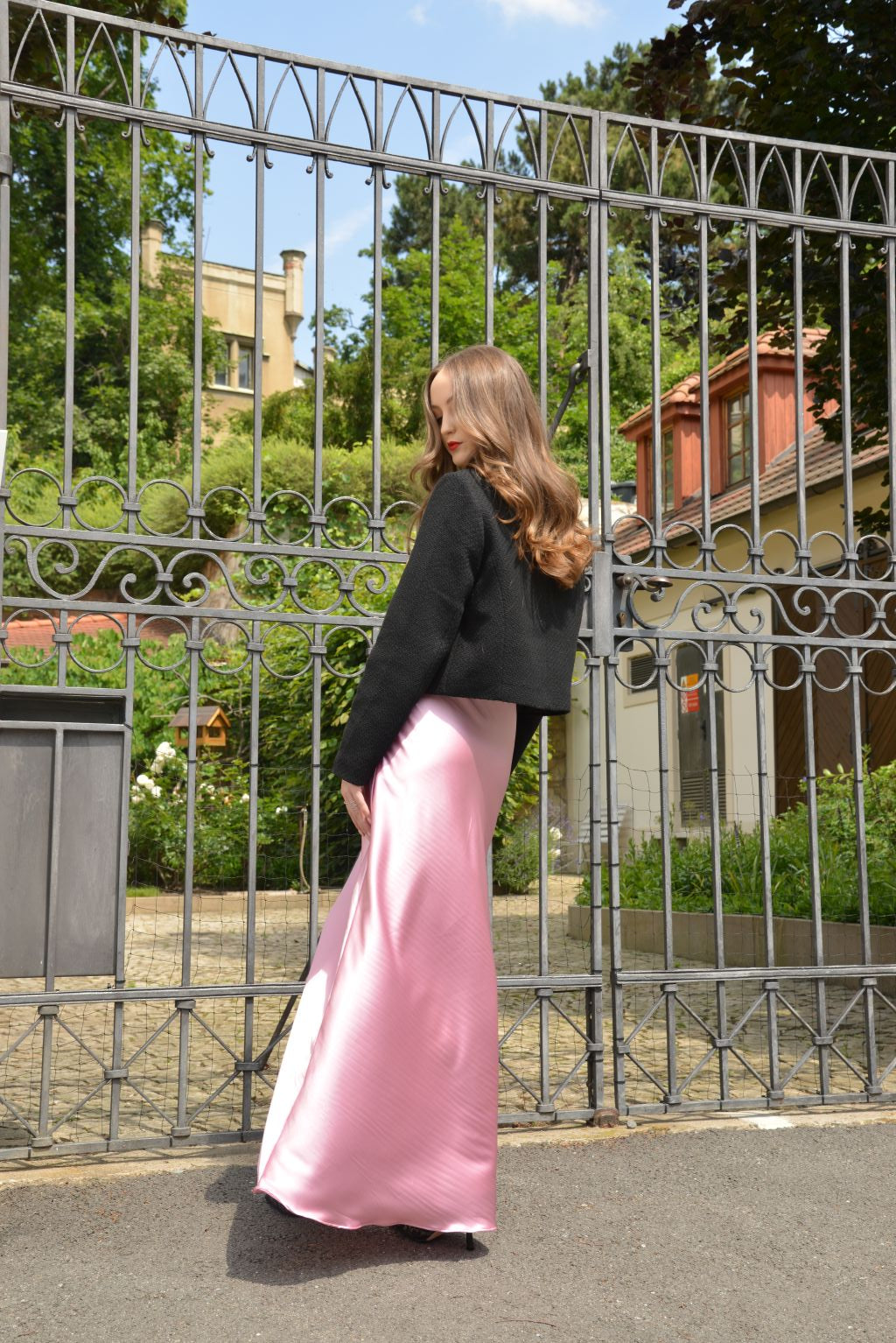 SILK SKIRT