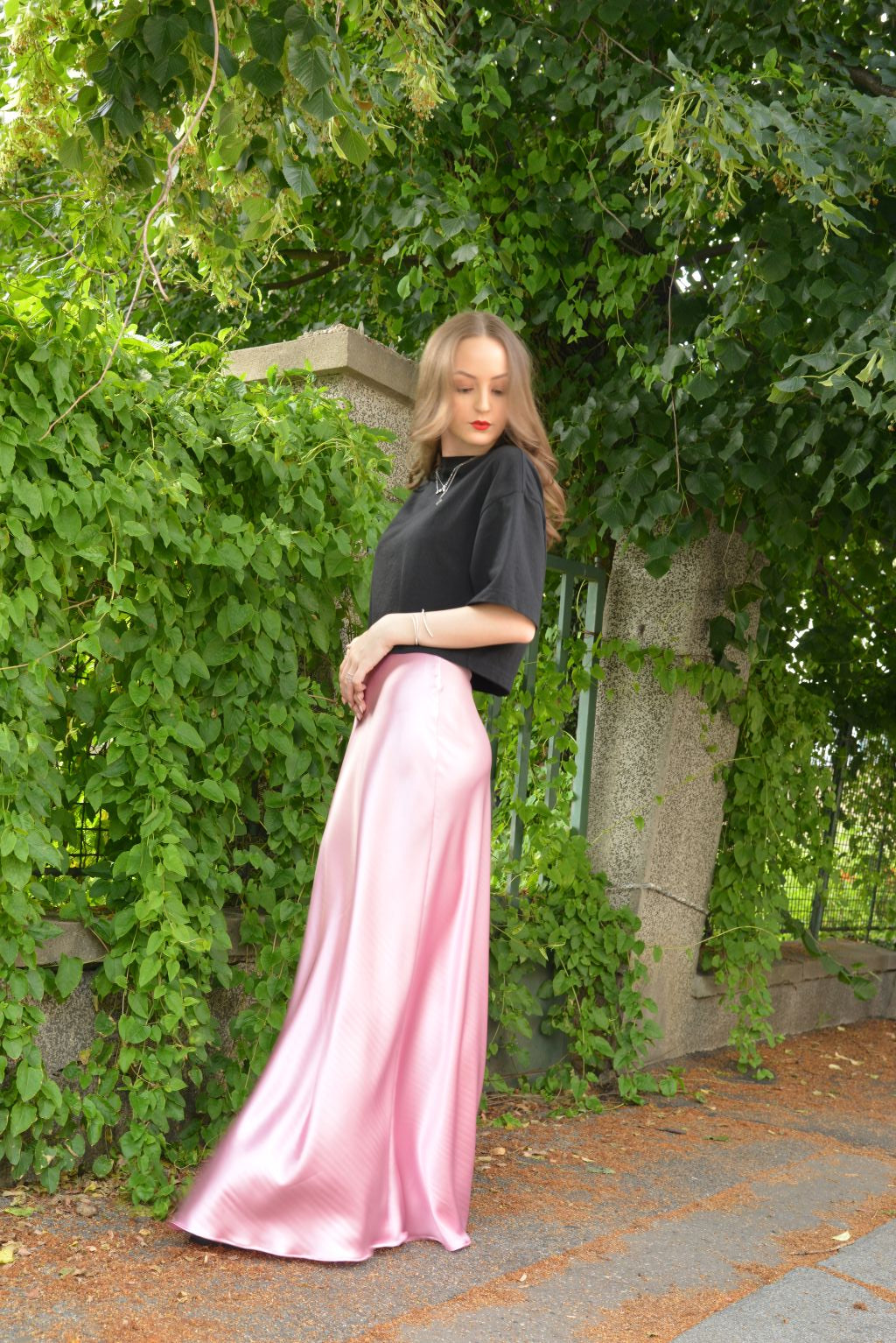 SILK SKIRT
