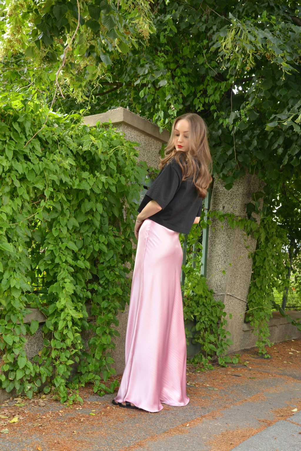 SILK SKIRT